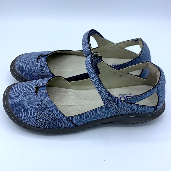 JBU by Jambu Megan Reptile Embossed Memory Foam Mary Jane Shoes - Picture 4 of 12